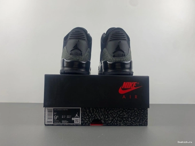 One Kick Retro CK9246-168 Air Jordan 3 Black Cat 0722